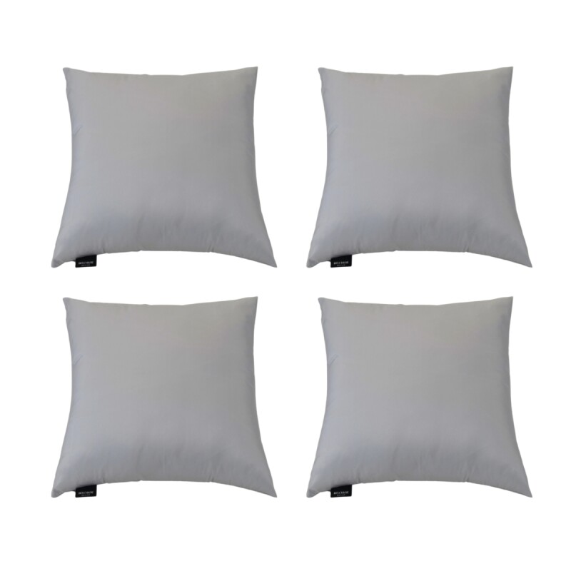 Set x4 funda de almohadones lisa 43 x 43 cm GRIS