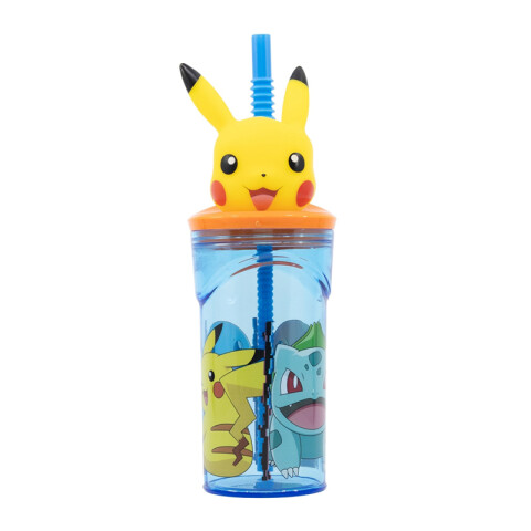 Vaso Alto con Forma 3D Pokémon 18 cm 360ml U