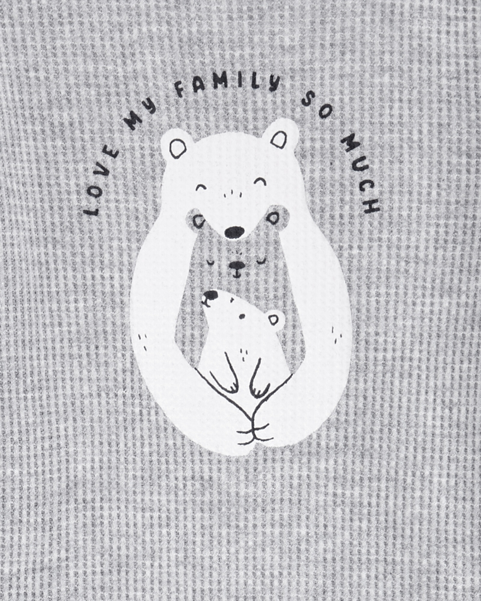 Set dos piezas de algodón térmico, pantalón y body, diseño osos polares Set dos piezas de algodón térmico, pantalón y body, diseño osos polares