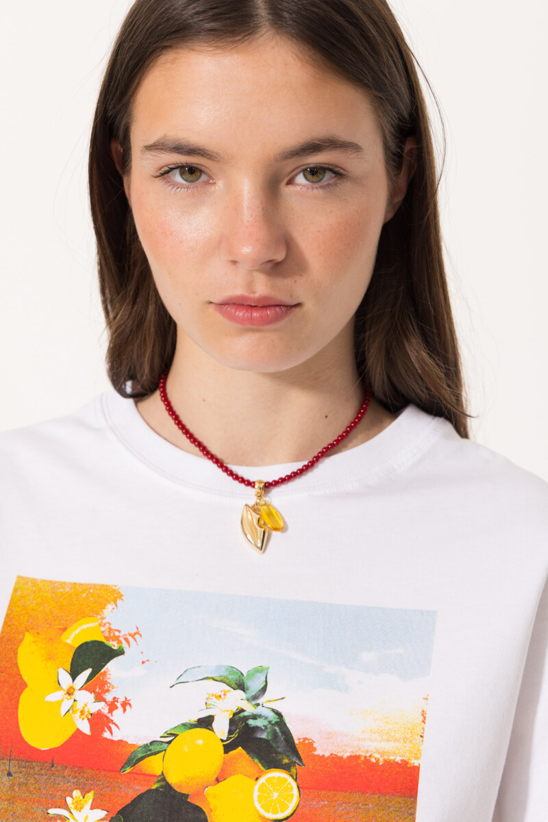 COLLAR KISS Rojo