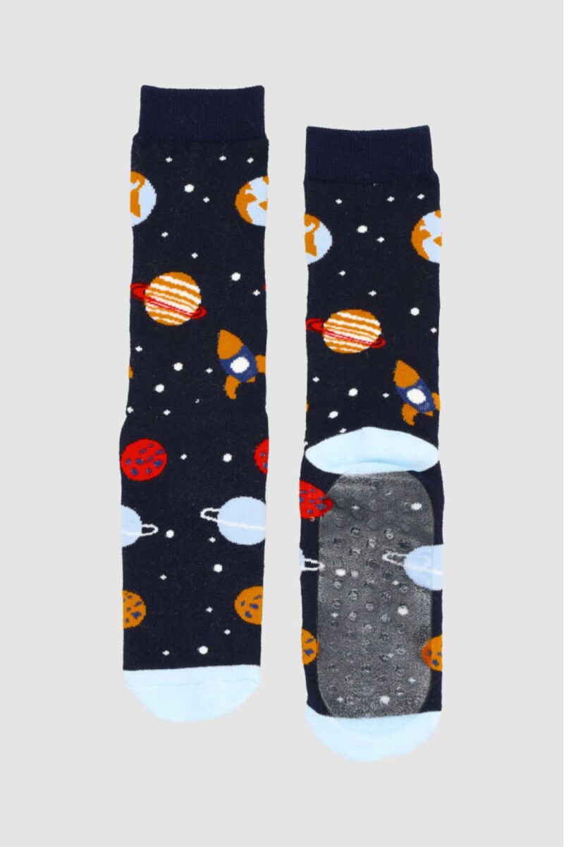 Medias kids con antideslizante de goma en planta - Combinacion 5 