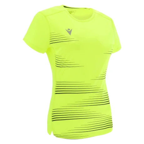 REMERA DE RUNNING Y ENTRENAMIENTO DE DAMA IRMA AMARILLO FLUO