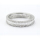 Anillo Sin Fin Oro Blanco 18K Y Brillantes Anillo Sin Fin Oro Blanco 18K Y Brillantes