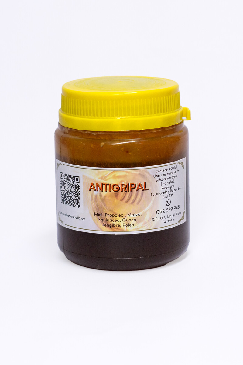 Miel Compuesta (Miel, Propoleo, Malva, Equinacea, Guaco, Gengibre y Polen) - 400ml 