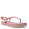 Sandalia de Mujer Havaianas Luna Plataforma FC Rosado - Croco