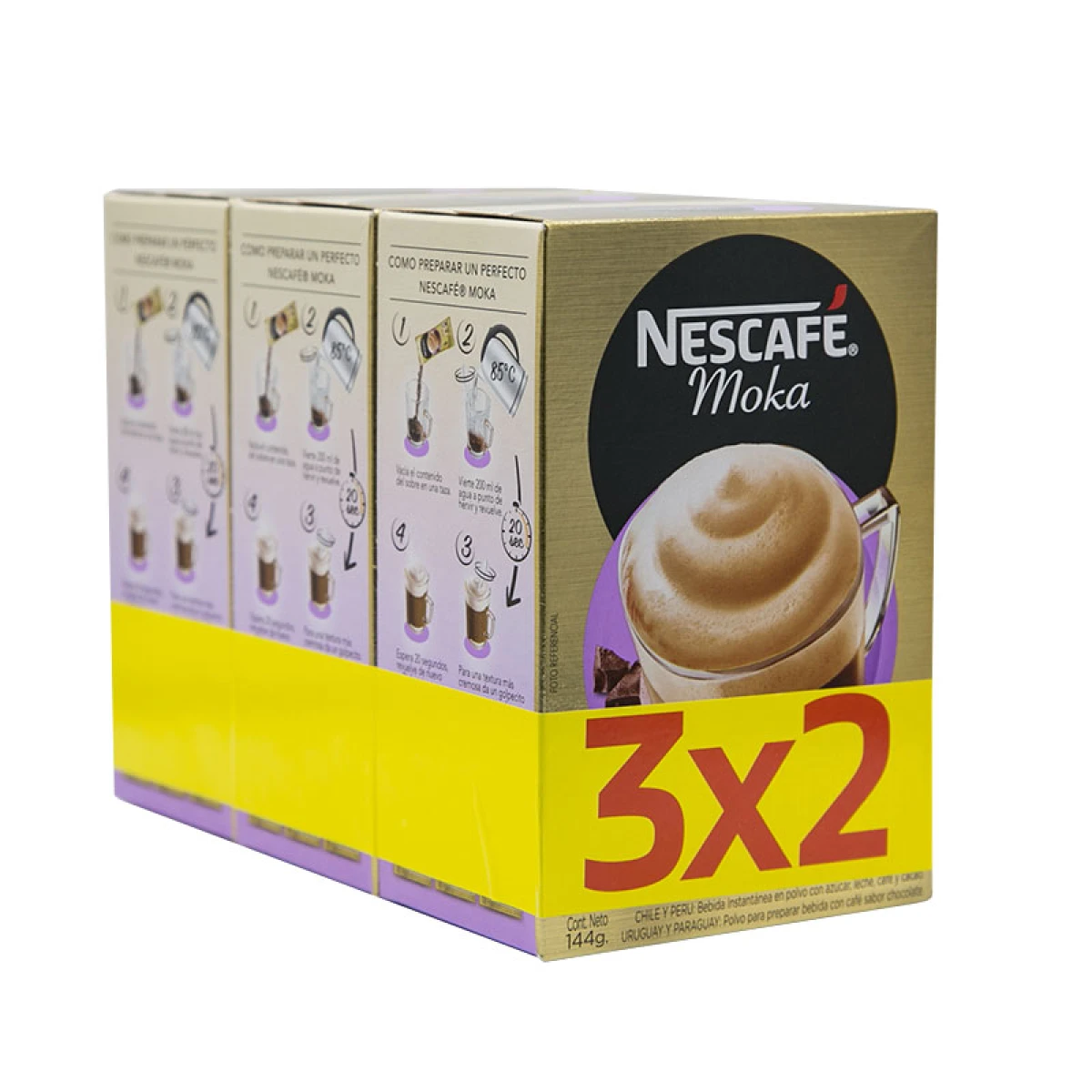 Capuchino NESCAFÉ Sabores x8 Moka - Oferta 3x2 