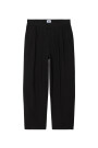 FOSTER PLEATED LINEN PANT Negro