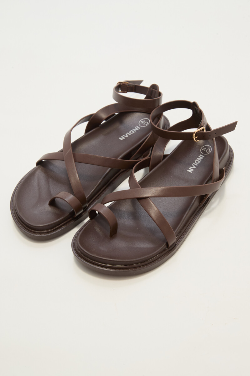 Sandalia Cattalea - Chocolate 