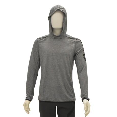 Camiseta Capucha Hombre Reebok Cot Surfer Training Fitness Gris
