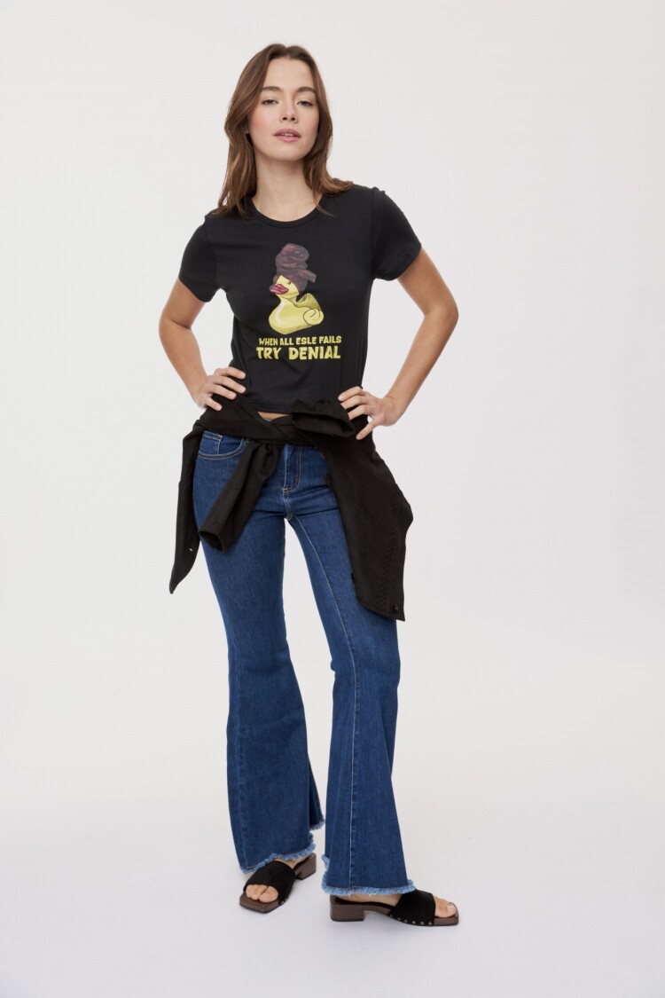 REMERA DEMENCIA Negro