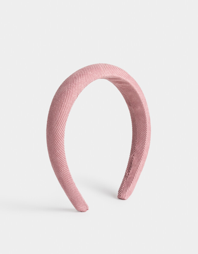 Vinchas Rígidas De corderoy Vincha Rígida Corderoy Rosa - Rosa Claro
