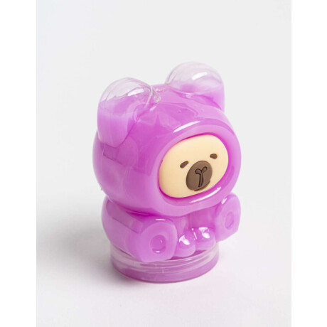 Slime En Forma De Capibara Fucsia Medio