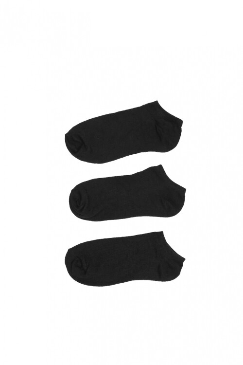 Medias Pack x3 Invisibles Negro