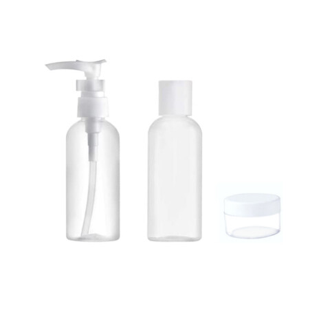 Set de envases transparentes para cremas o perfumes 3pcs Set De Envases Transparentes Para Cremas O Perfumes 3pcs
