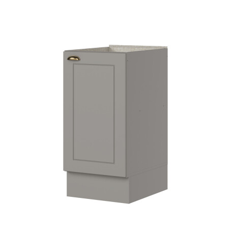 Armario bajo 1 puerta - Línea Americana Gris