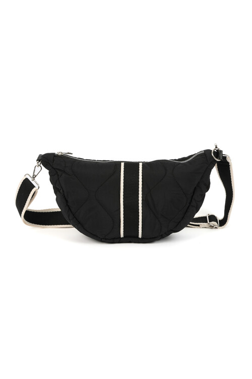 Riñonera de nylon Negro