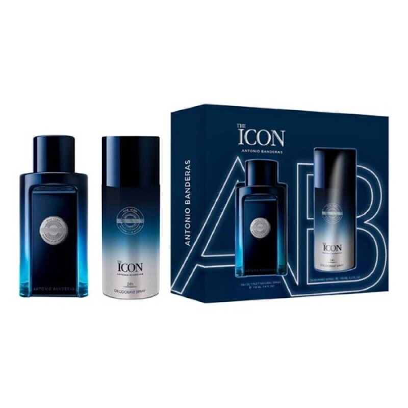Set Perfume Antonio Banderas The Icon 100ml + Desodorante 150ml Original Set Perfume Antonio Banderas The Icon 100ml + Desodorante 150ml Original