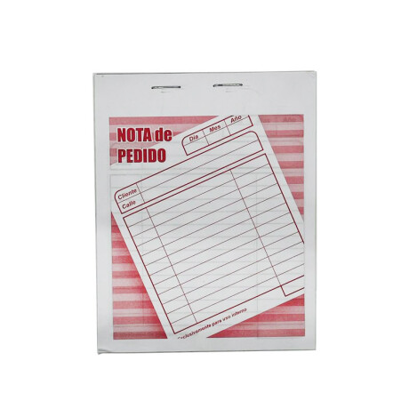 Nota Pedido Económica 70 Hojas FUNDA X 20 U Nota Pedido Económica 70 Hojas FUNDA X 20 U