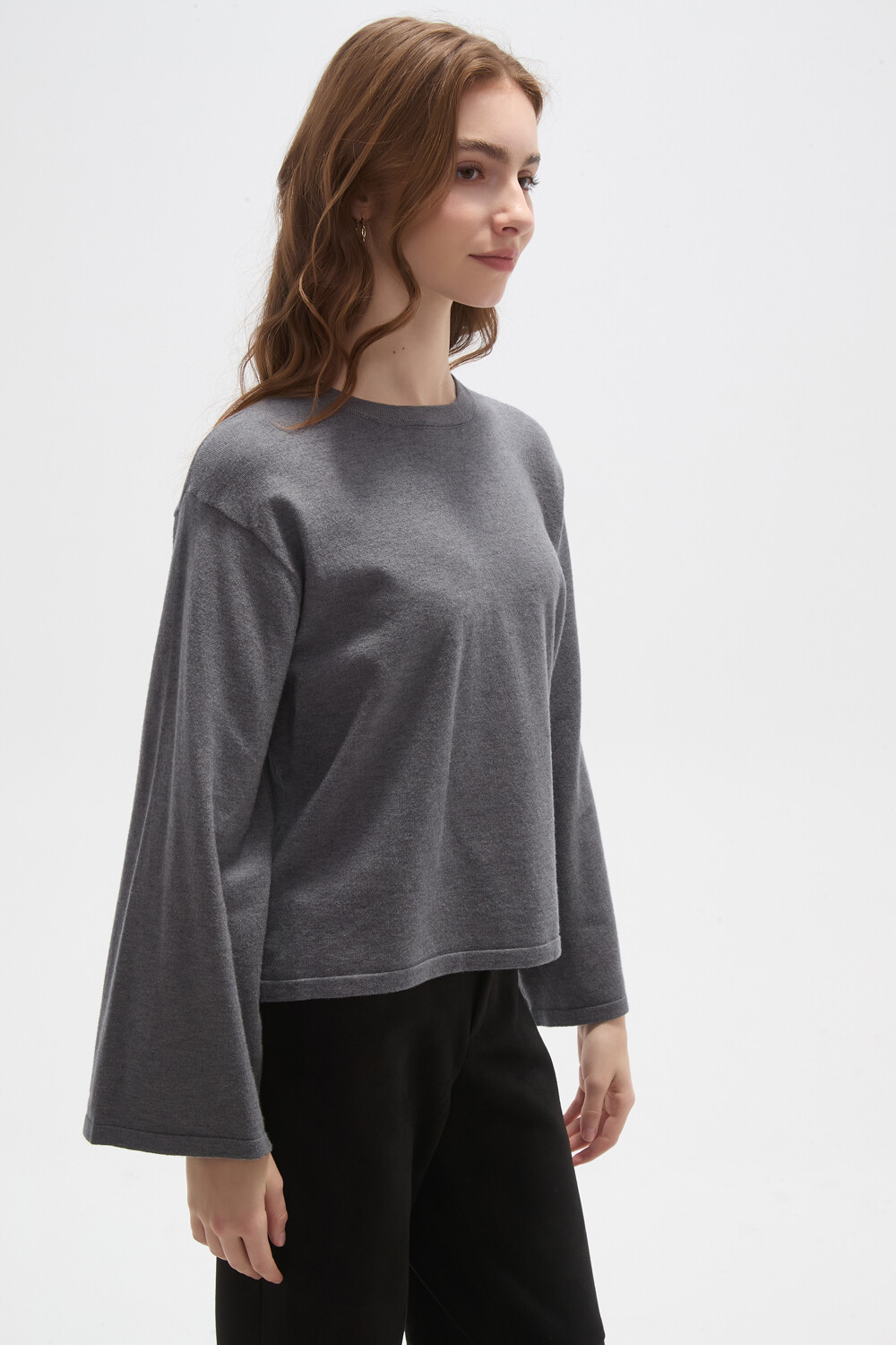 Remera Valic Gris Melange Oscuro