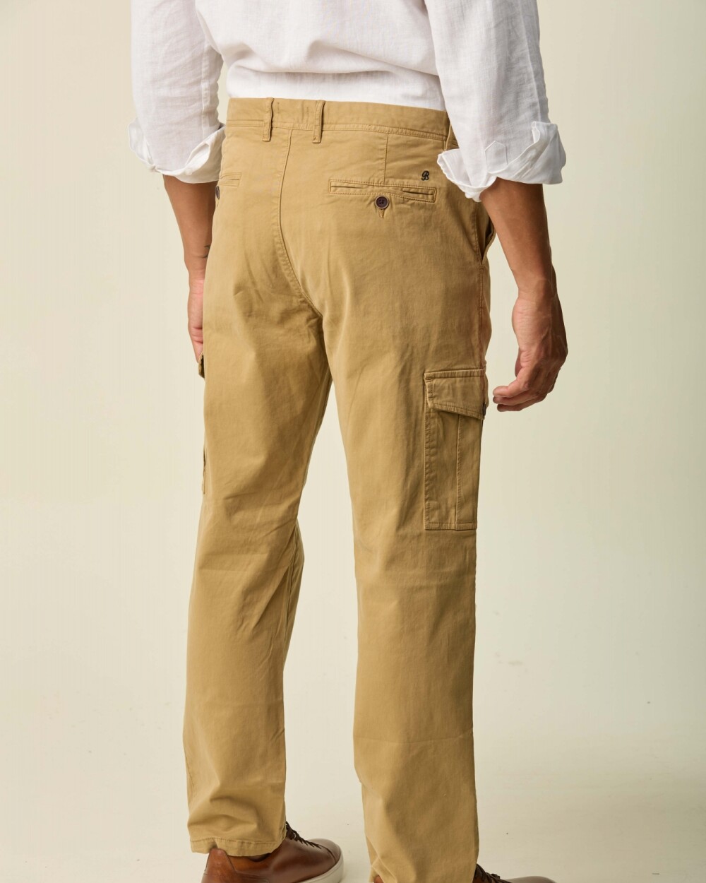 Pantalón Cargo Algodón Khaki