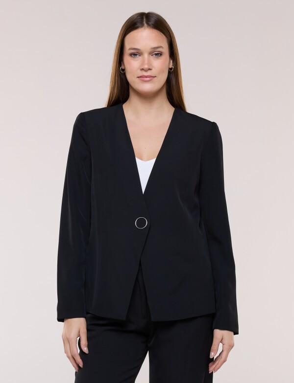 Blazer Botón NEGRO
