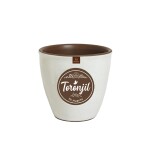 MACETA CERAM ZAFIRO TORONJIL MESTIZA D14/H13CM MACETA CERAM ZAFIRO TORONJIL MESTIZA D14/H13CM
