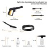 Hidrolavadora Kingsman Alta Presión 152 bar + Accesorios 1800w Hidrolavadora Kingsman Alta Presión 152 bar + Accesorios 1800w
