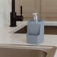 Dispensador de jabón líquido 500 ml GRIS
