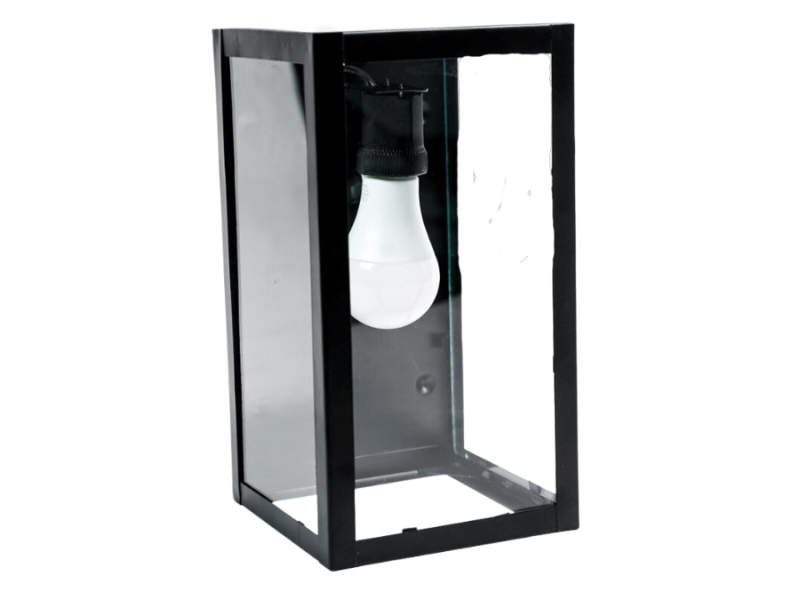FAROL 1L CONI NG E27 CHAPA/VIDRIO 