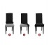 Funda Cubre Sillas Universal Comedor Elastizada Lavable X6 Color Variante Blanco