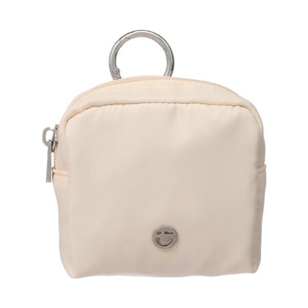 Monedero oval mini-go beige