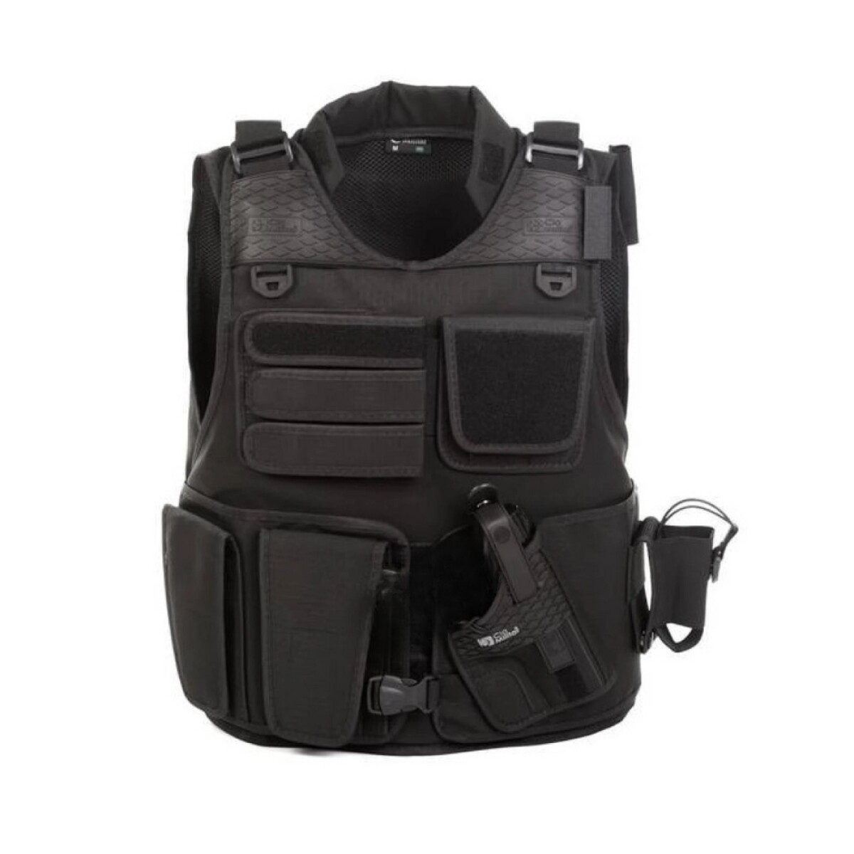 Chaleco TACTICAL S.I porta placas - Cia Militar - Negro 