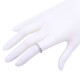 Anillo sin fin oro 18k blanco con brillantes. Anillo sin fin oro 18k blanco con brillantes.