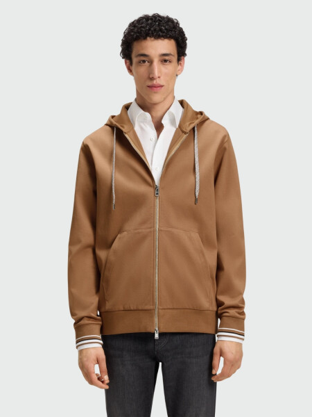 BOSS - Buzo Canguro Drawcord Beige