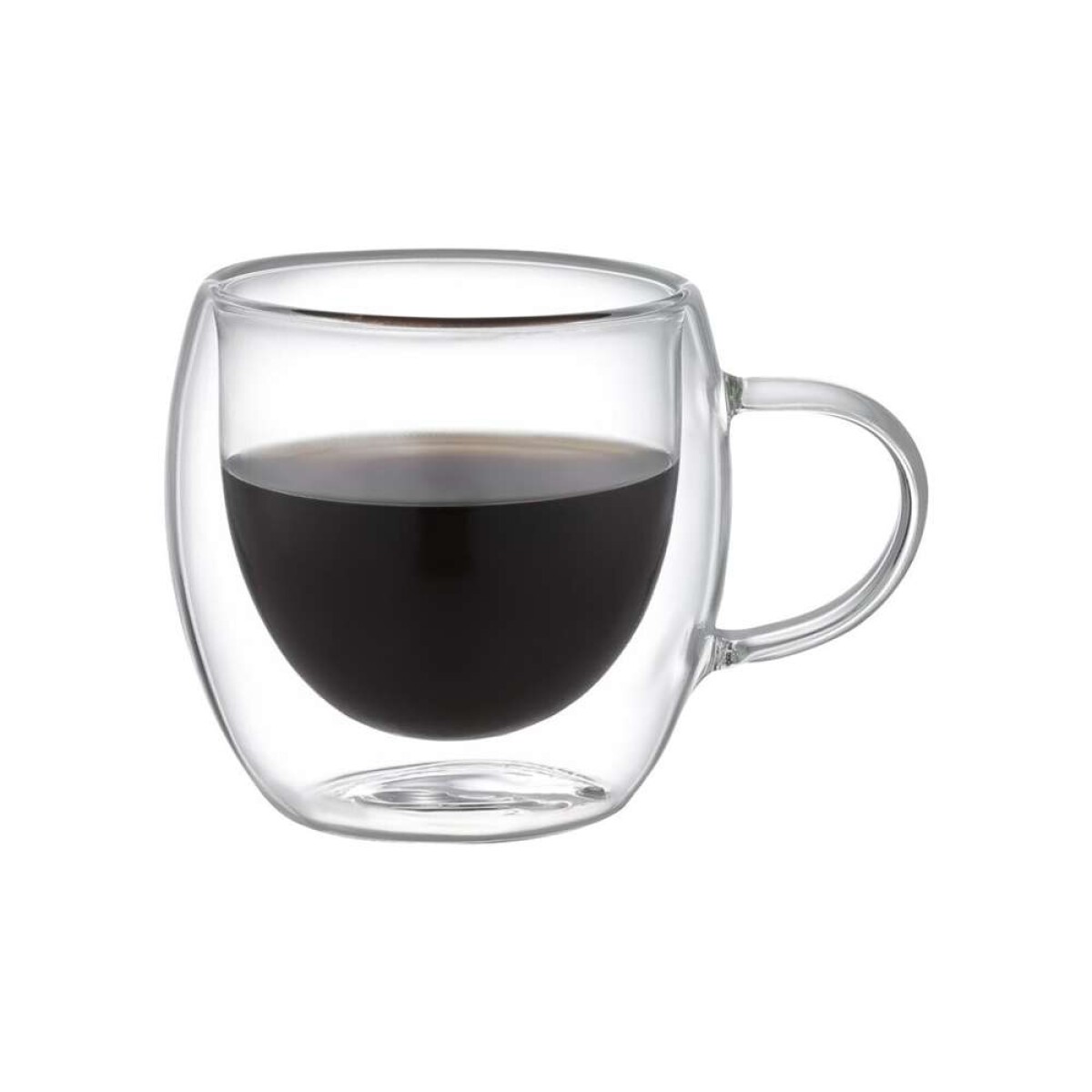 SET2 TAZAS DOBLE PARED 80ML - BOROSILICATO VARENNA 