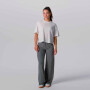 Top Training 100% Cotton Boxy Tee Mujer Green Abyss