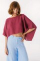Blusa Beach Magenta