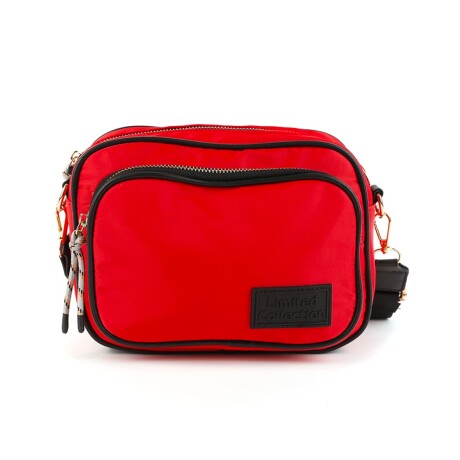 Bandolera Canva Tokio en nylon Rojo
