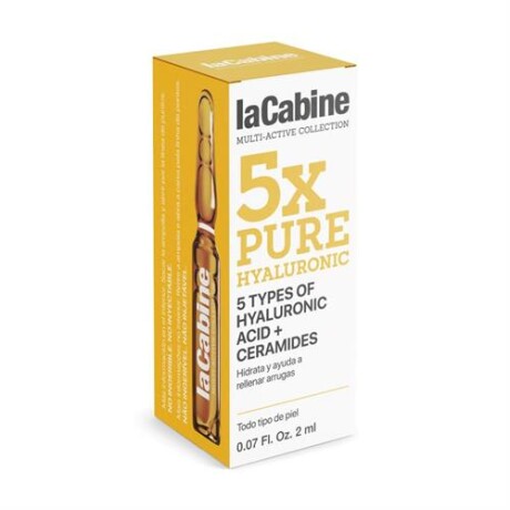 La Cabine 5x Pure Hyaluronic 1 ampolla x 2 ml La Cabine 5x Pure Hyaluronic 1 ampolla x 2 ml