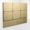 RESPALDO DE PARED IRIS BEIGE - SUPER KING