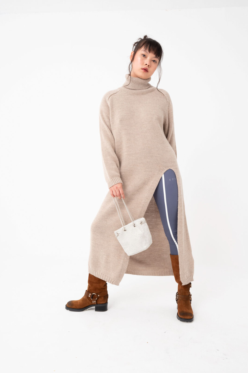Buzo largo Beige