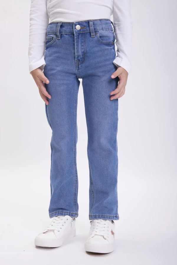Pantalón jean regular Azul Medio