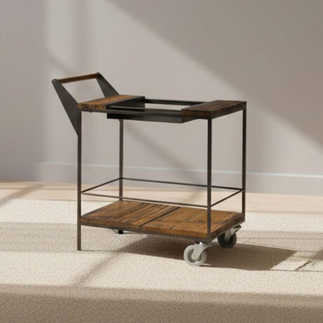 BAR MADERA-Y-METAL MARRON YORK