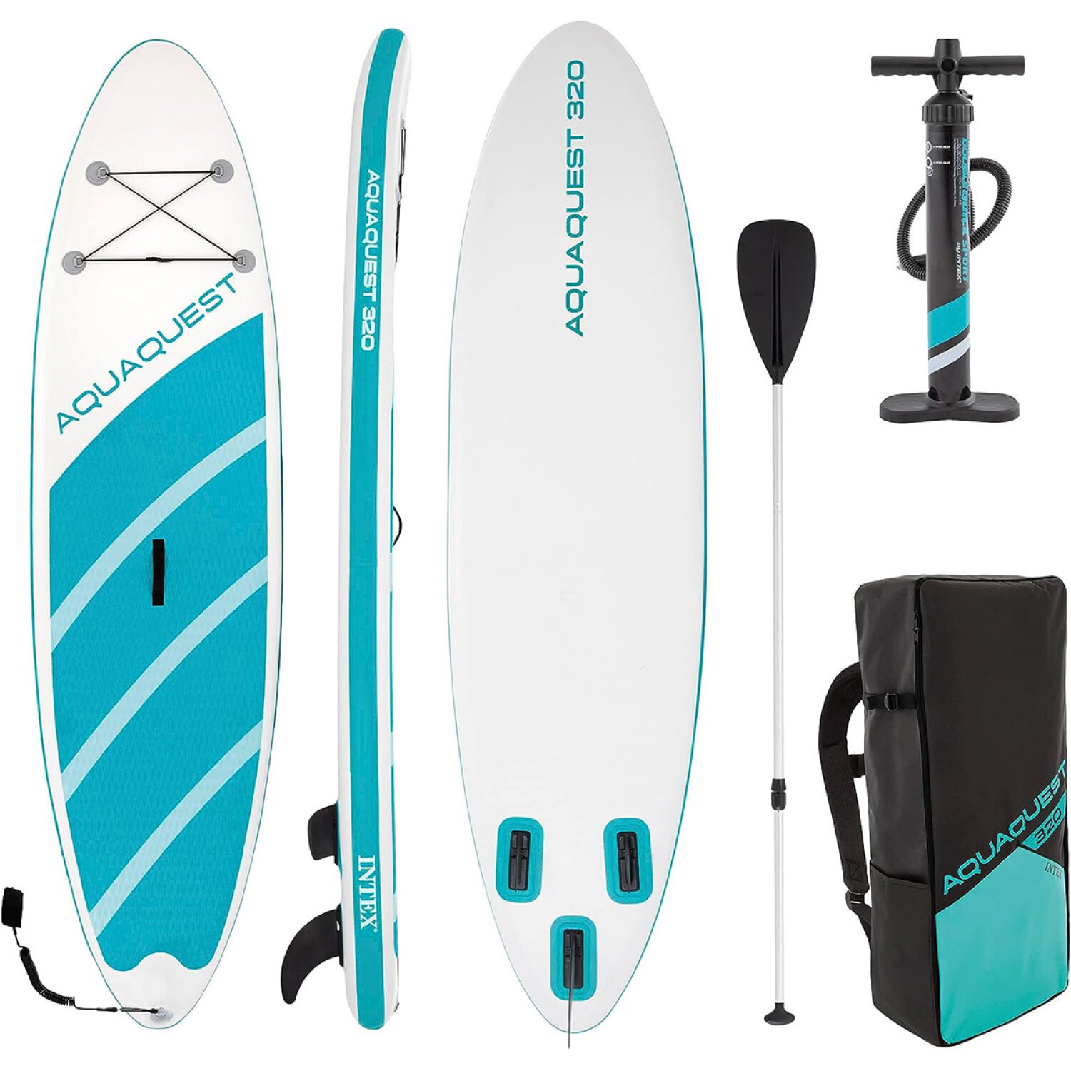 Tablas Para Paddle Surf Stand Up Paddle - Tabla De Remo Hinchable, Azul Y Blanco Tabla Inflable Paddle Surf