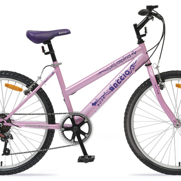 BICICLETA BACCIO R-24 6V ALPINA LADY blanca/negra/gris Sin color