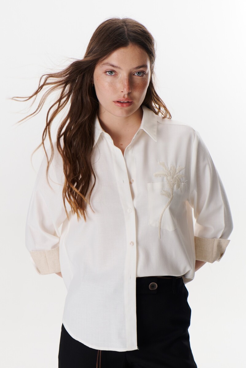 CAMISA LIRIO - BLANCO 