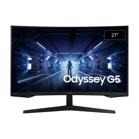Monitor Gamer Curvo Samsung Odyssey G5 27" QHD 1ms 165 Hz Black