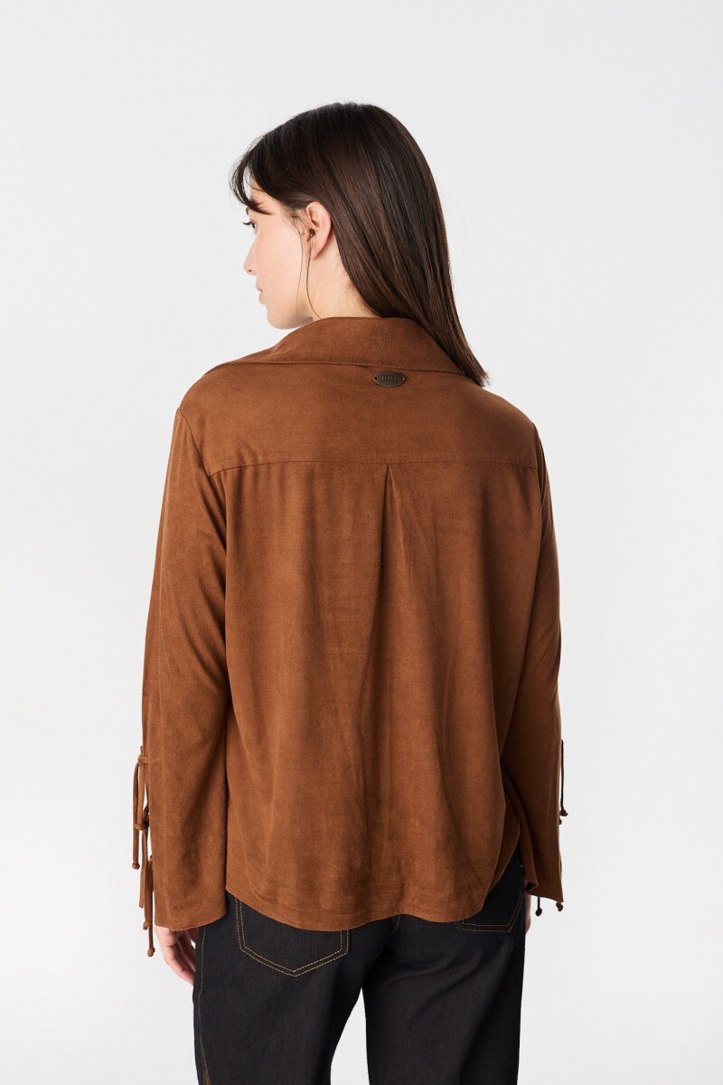 Camisa Ondulada Marron