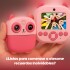 Camara De Fotos Buho Infantil Impresion Instantanea Polaroid Variante Color Rosa
