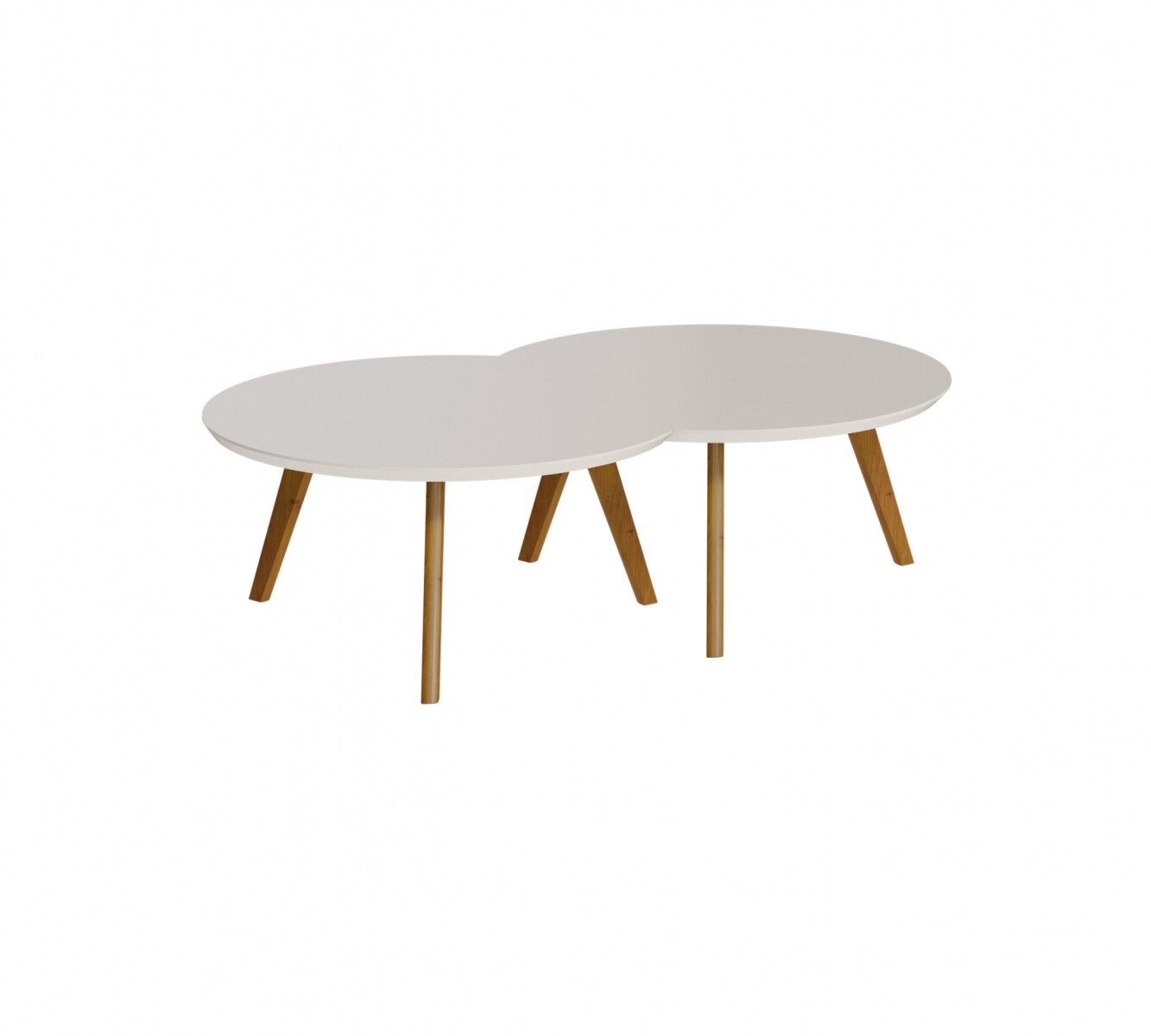 Mesa de Centro Classic - Luna - Conjunto - Línea Manhattan - Blanco 